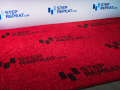 custom printed red carpet