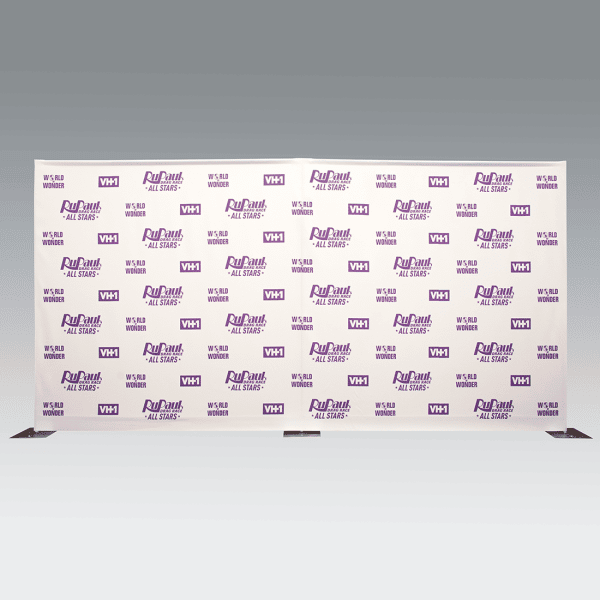 20x10 VH1 Quick Setup System Step and Repeat Banner