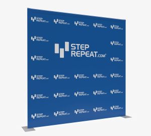 8x8 "5 Minute Setup" System | 8x8 Step and Repeat Banner