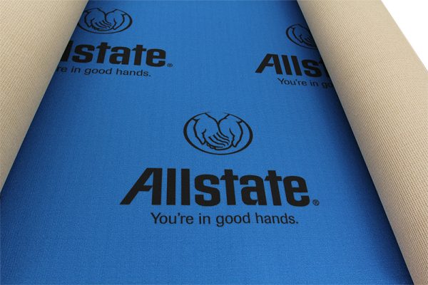 All State Blue Custom Carpet