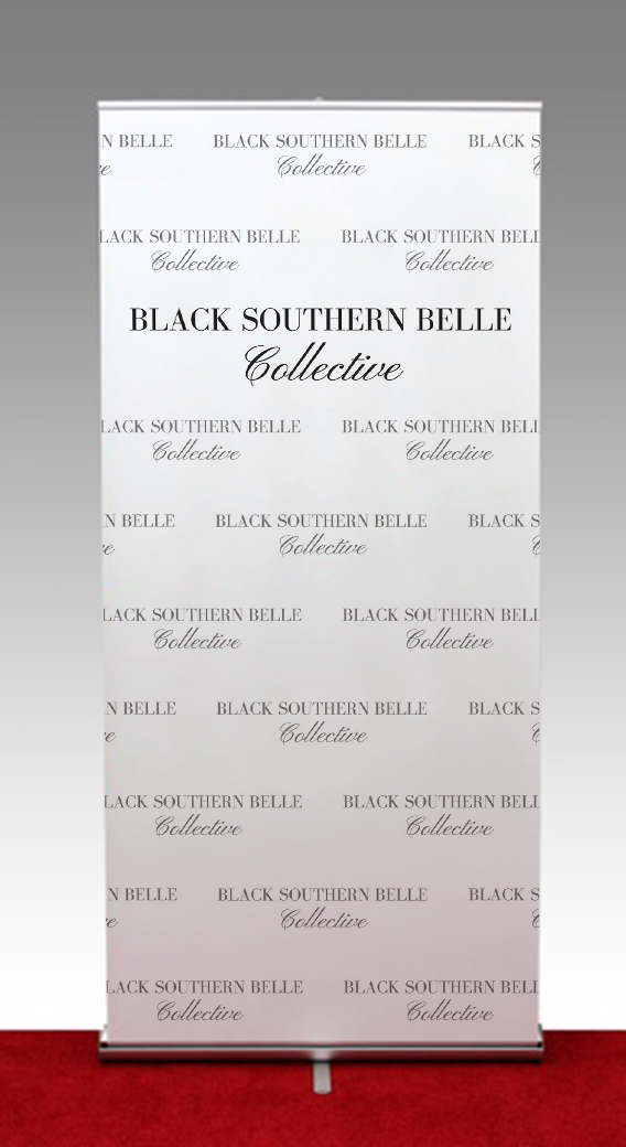 Black Southern Belle Retractable Banner