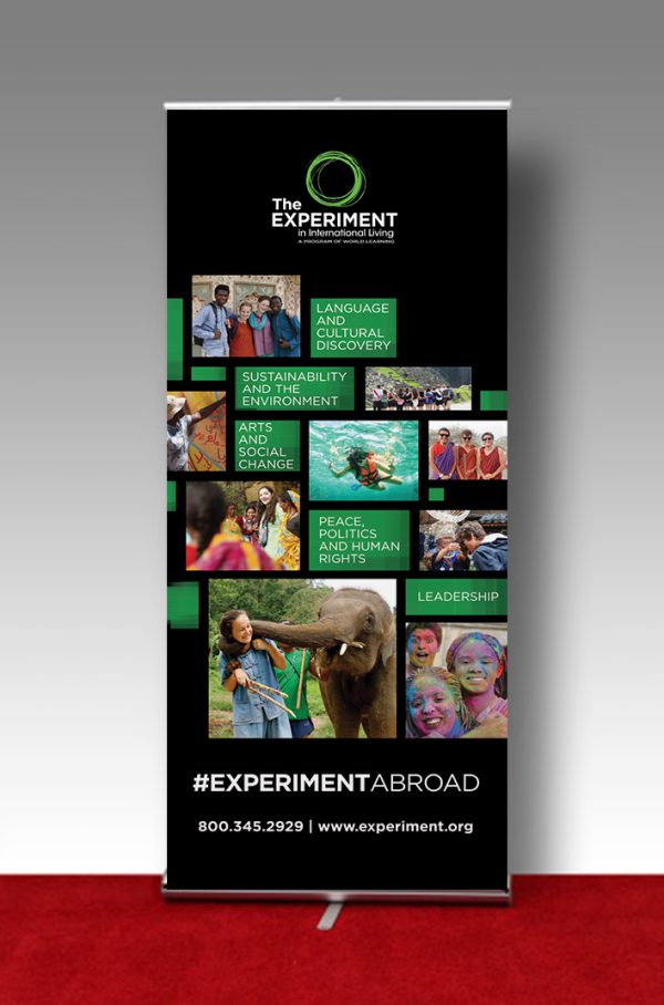 The Experiment Retractable Banner