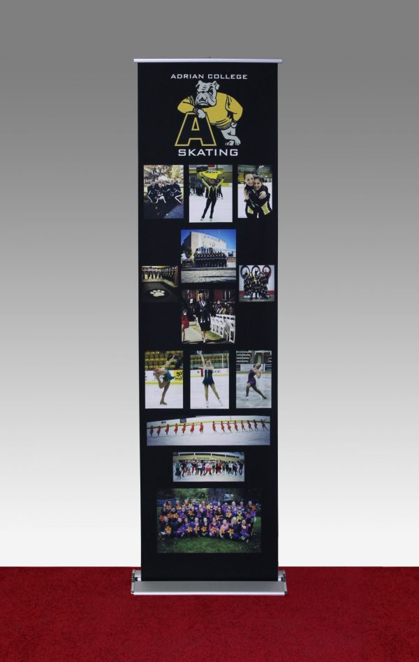 ASkating 24"x83" Retractable Banner