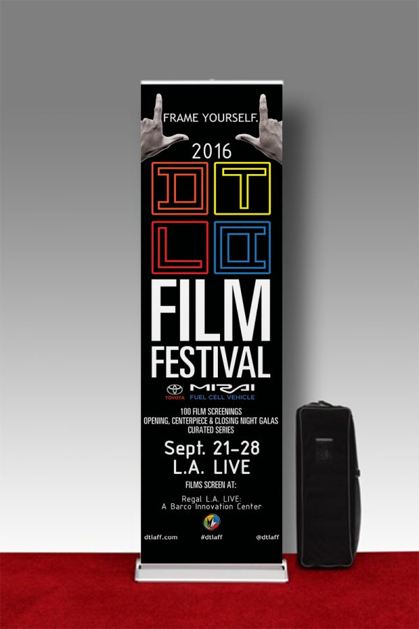 DowntownFF 24"x83" Retractable Banner
