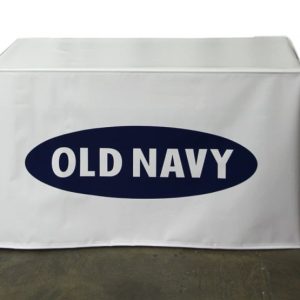 4x2 Old Navy Custom Printed Table Cover