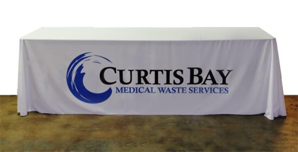 8x3 Curtis Bay Custom Printed Table Cover