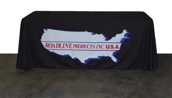 8x3 Roadline Custom Printed Table Cover