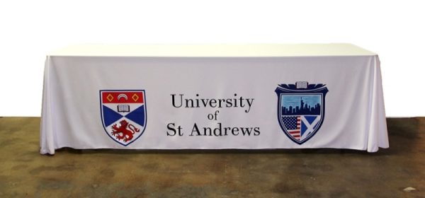8x3 University of St Andrews Custom Printed Table Cover
